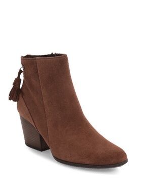 PAUL GREEN Jada Brown Suede Ankle Boots 8